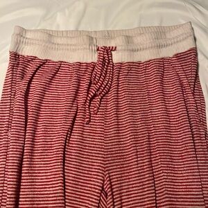 Candy cane pajama pants